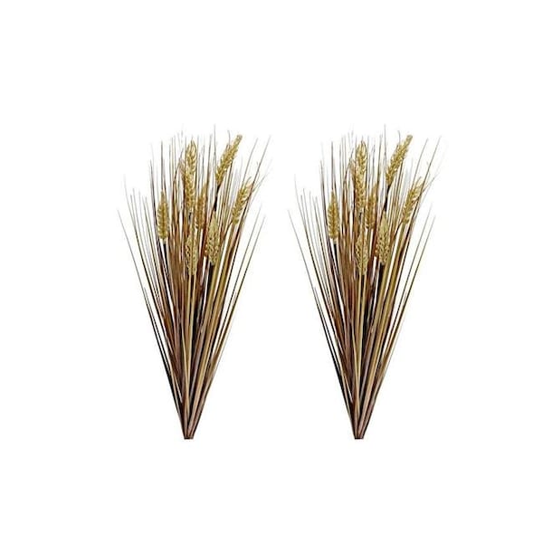 Adlmired By Nature Admired by Nature ABN3B001-GLD-2 28 in. Realistic Faux Wheat Grass for Fall Decor; Gold - Set of 2 ABN3B001-GLD-2 - main